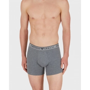 Pánske boxerky 2Pack 111912 4R720 čiernosivé - Emporio Armani