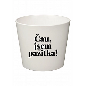 ČAU, JSEM PAŽITKA! - velký květináč 