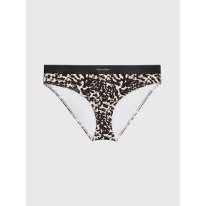 Dámske plavkové nohavičky KW0KW02490 0GM vzor leopard - Calvin Klein