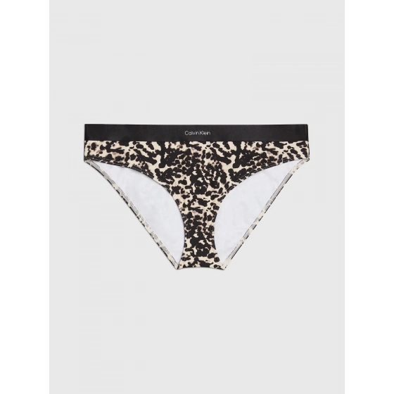 Dámske plavkové nohavičky KW0KW02490 0GM vzor leopard - Calvin Klein