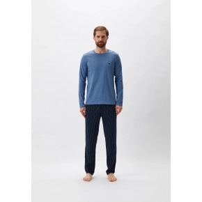 Pánske pyžamo 111791 4R567 61436 tm. modré - Emporio Armani