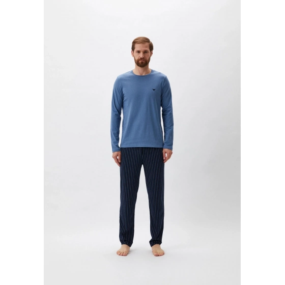 Pánske pyžamo 111791 4R567 61436 tm. modré - Emporio Armani