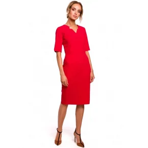 Dámske šaty M455 červená - MOE