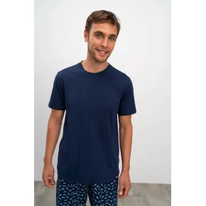 Pánske tričko 16850 tmavo modré - Vamp