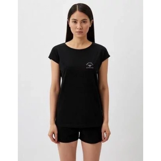 Dámske pyžamo 164794 4R223 00020 čierne - Emporio Armani