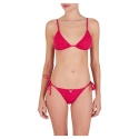 Dámske dvojdielne plavky 262616 4R323 01975 malinové - Emporio Armani