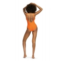 Dámske jednodielne plavky S36W-27 Fashion šport oranžové - Self