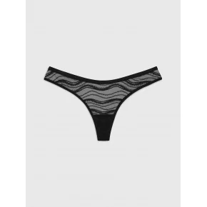 Dámske tangá 000QD3971E UB1 čierne - Calvin Klein