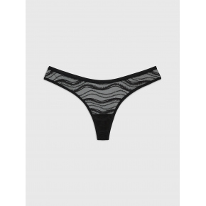 Dámske tangá 000QD3971E UB1 čierne - Calvin Klein