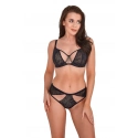 Dámska podprsenka Delia BS0 1208 Čierna s telovou - Gaia
