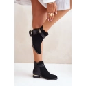 Dámské kotníčkové boty K-99213 černé - Kayla Shoes