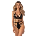 Dámske sexi body Keira Lise teddy čierne - Obsessive