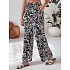 Spodnie damskie materiałowe wide leg TROPICAL SUN czarne FashionStreet UY2634