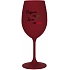 NEJSEM ONLINE JSEM ONWINE - bordo sklenice na víno 350 ml