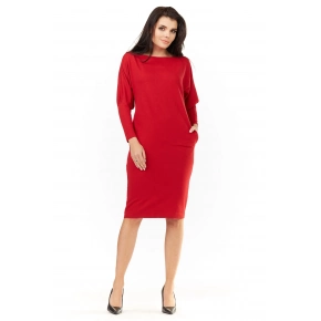 Dámske šaty A206 červené - Awama Dámske šaty A206 červené - Awama