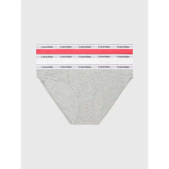 Dámske nohavičky 3Pack 000QD5207E NP4 viacfarebné - Calvin Klein