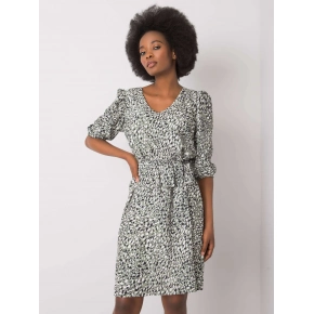 Dámske šaty LK SK 508079.47P Kaki zelená - Lakerta