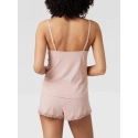 Dámske pyžamo - QS6820E TQO - staroružová - Calvin Klein