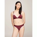 Dámske nohavičky BIKINI UW0UW04813 VLP vínové - Tommy Hilfiger