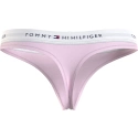 Dámske tangá LOGO WAISTBAND THONG UW0UW03835TOG svetlo ružové - Tommy Hilfiger