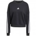 Dámska mikina Essentials French Terry Sweatshirt W JE0016 čierna - Adidas
