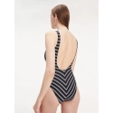 Jednodielne plavky UW0UW01810-415 modrá - Tommy Hilfiger