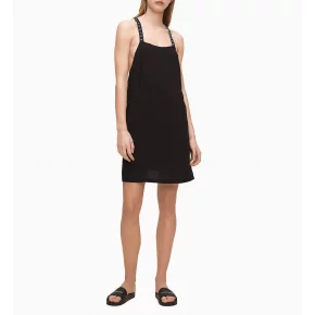 Plážové šaty KW0KW01776 - T01 Royal ružová - Calvin Klein