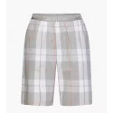 Pánske kraťasy na spanie NM2179E 1MQ - šedá / biela - Calvin Klein