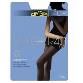 Dámske pančuchové nohavice Velour 40 deň - Omsa