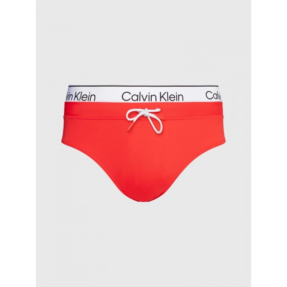 Pánske plavky KM0KM00959 XM9 oranžové - Calvin Klein