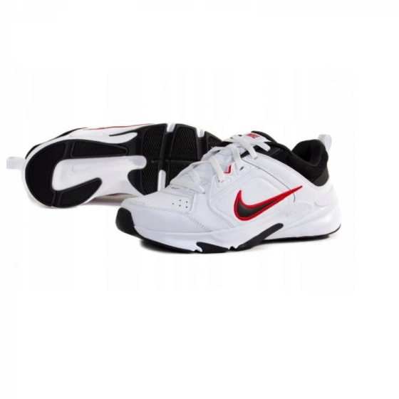 Pánske športové topánky Deyfallday M DJ1196-101 Biela s červenou - Nike