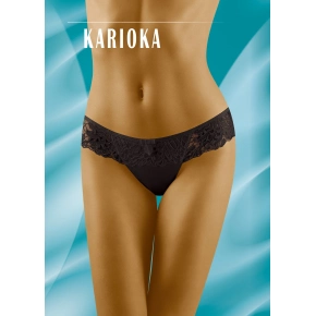 Dámske nohavičky / brazilky Karioka čierna - Wolbar
