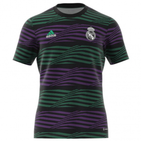Pánske tričko Real Madrid Pre-Match Warm Up JSY M HT8799 čierna vzor - Adidas