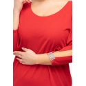 Dámske šaty U869 červené - Karko