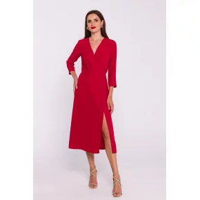 Dámske šaty S385 Červená - Stylove