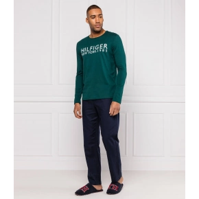 Pánské pyžamo UM0UM01602 zelené - Tommy Hilfiger Pánské pyžamo UM0UM01602 zelené - Tommy Hilfiger
