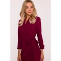 Dámske šaty S415 Bordó - Stylove