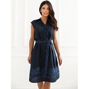 Dámske šaty J172906.99 tmavo modré - FPrice Dámske šaty J172906.99 tmavo modré - FPrice