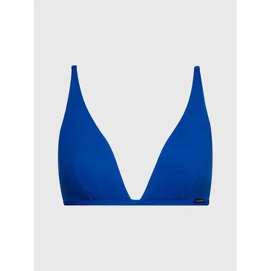 Dámska plavková podprsenka BIKINI KW0KW02041 C66 modrá - Calvin Klein