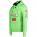 Unisex mikina WW4181H/GN Zelená vzor - Geographical Norway