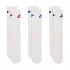 Pánske ponožky Everyday Elevated 3 páry IH8522 906 biele - Nike