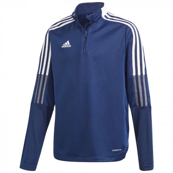 Tréningová detská mikina Tiro 21 Youth Jr GK9661 modrá - Adidas