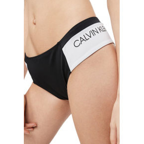 Spodný diel plaviek KW0KW00841-BEH čiernobiela - Calvin Klein