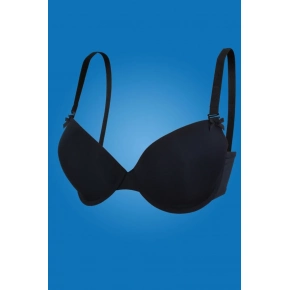 Dámska SUPER Push-up podprsenka 01-63 čierna - HANNA STYLE