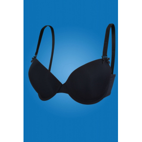 Dámska SUPER Push-up podprsenka 01-63 čierna - HANNA STYLE