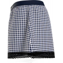 Dámske pyžamové šortky WOVEN SHORT PRINT UW0UW04944 02G tm. modro-biele - Tommy Hilfiger