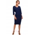 Dámske šaty M464 Navy Blue - Moe