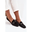Dámske mokasíny H8-515 čierne - Sweet shoes