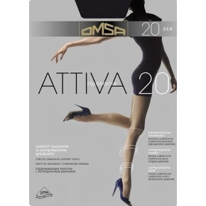 Dámske pančuchové nohavice Attiva 20 deň - Omsa