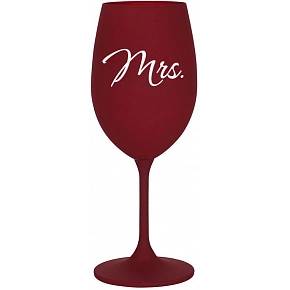 MRS. - bordo sklenice na víno 350 ml